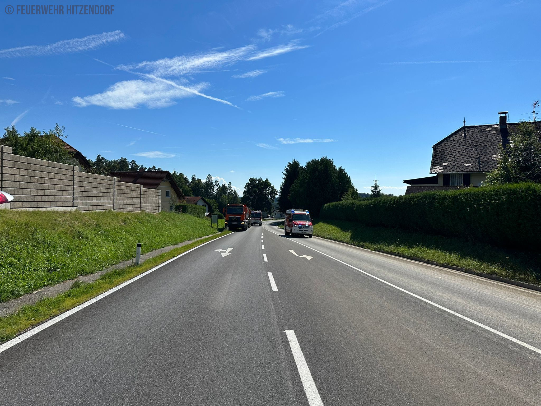 Feuerwehr Hitzendorf - 01.09.23 Verkehrsunfall Mit Verletzter Person